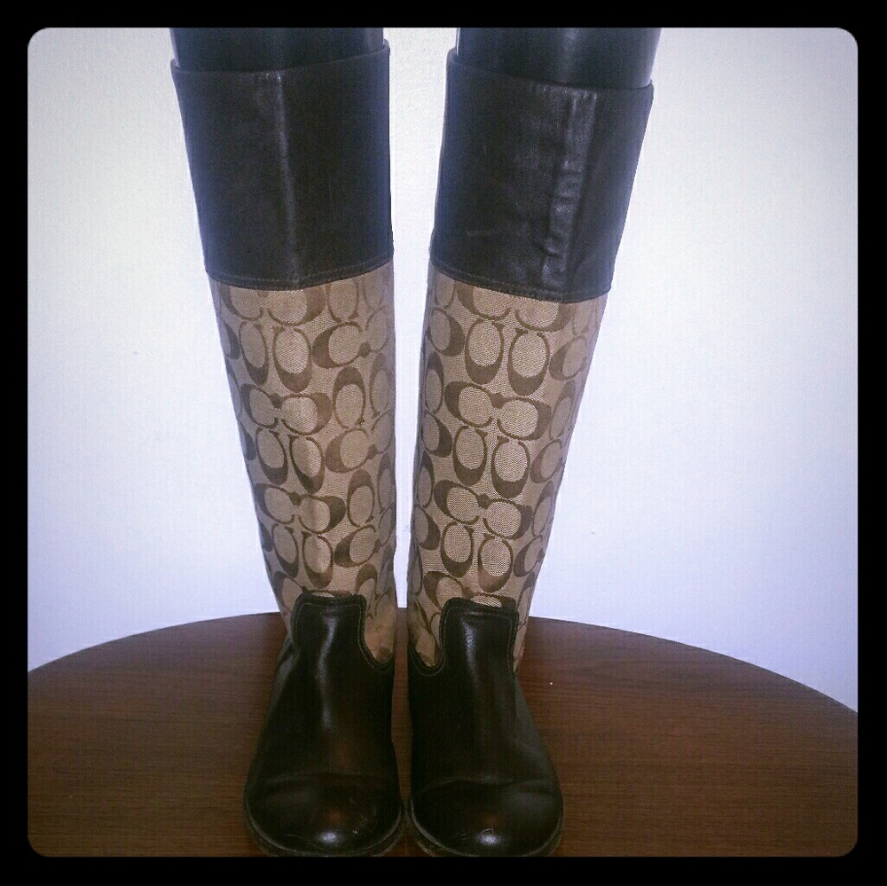 Coach Flat Boots